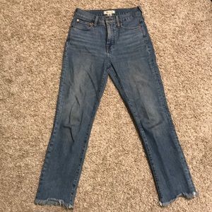 Madewell vintage crop jean in ainsworth wash